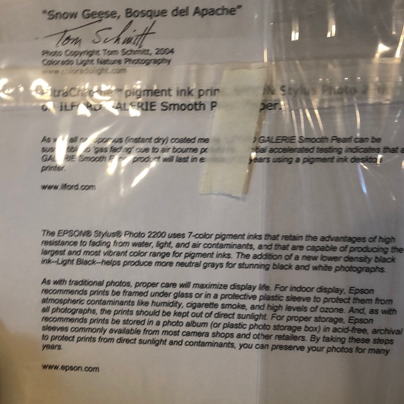 Signed photography - Picture 2 of 2